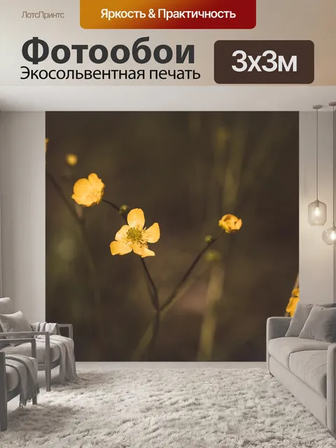 Фотообои Лютик
