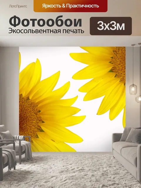 Фотообои Угловые цветы