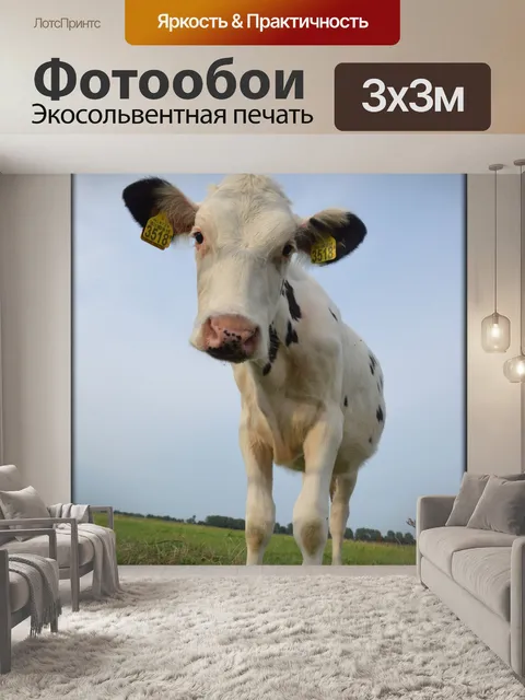Фотообои Теленок Speckles