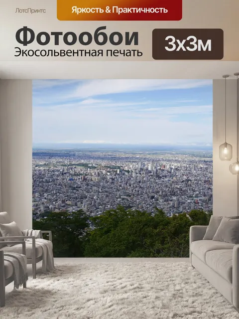 Фотообои Город Саппоро, Япония.