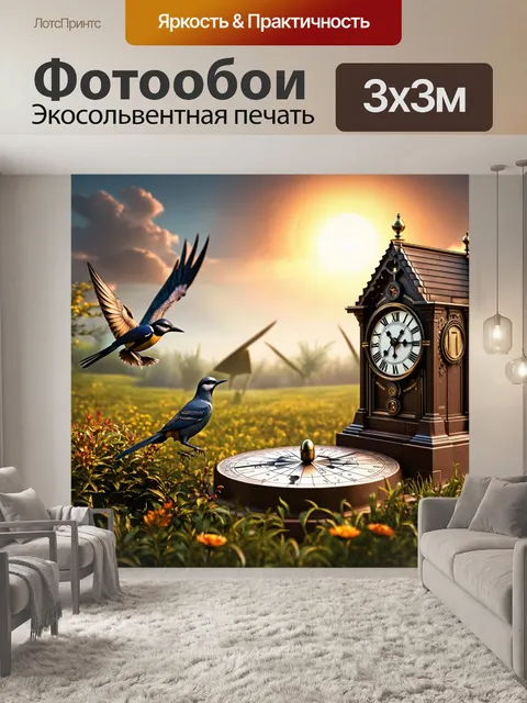 Фотообои пейзаж в стиле стимпанк