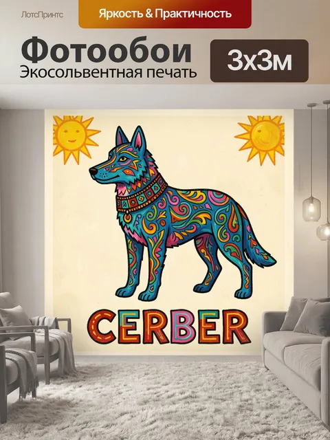 300 × 300 см · Экосольвентная печать