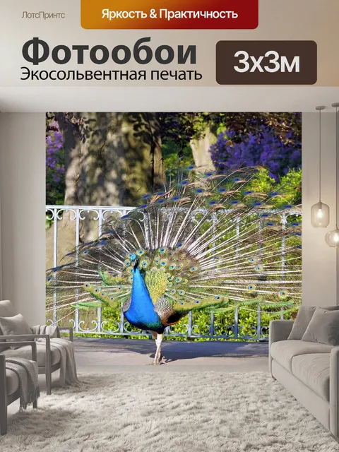 Фотообои Павлин