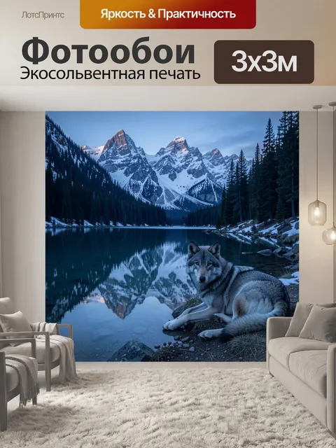 300 × 300 см · Экосольвентная печать