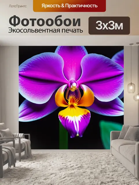 Фотообои с орхидеей