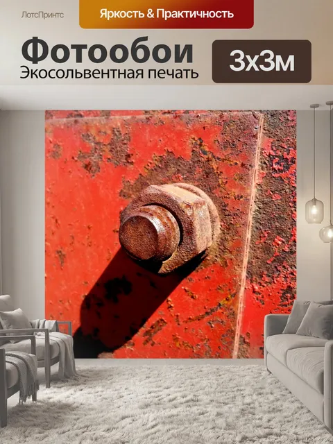 Фотообои Старый ржавый винт