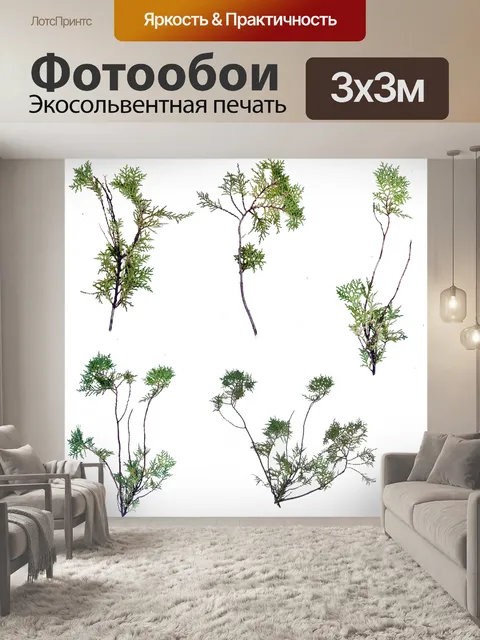 Фотообои Туя завод прутьев 2