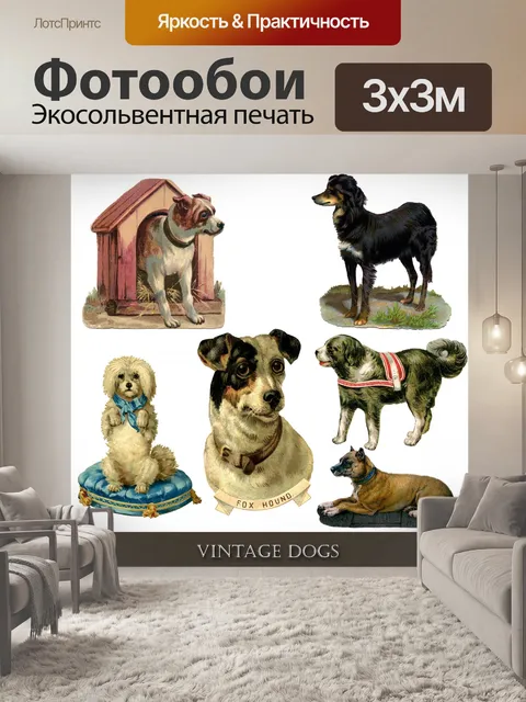 Фотообои Урожай Собаки Клипарт