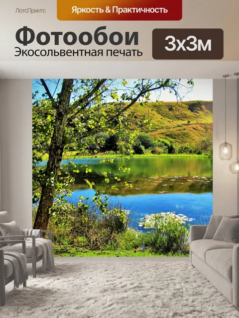 Фотообои утиный пруд, дракон пики парк