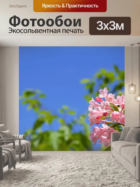 Фотообои Розовый