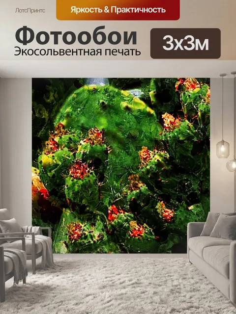 Фотообои Нопал Кактус