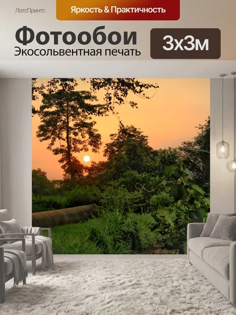 Фотообои Заход солнца