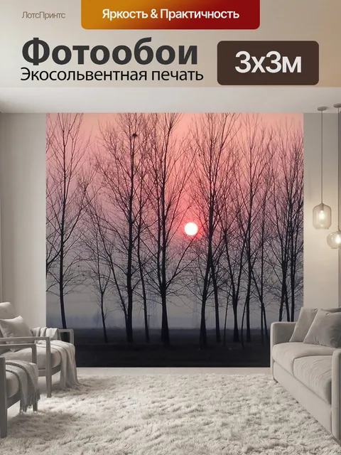 Фотообои Заход солнца