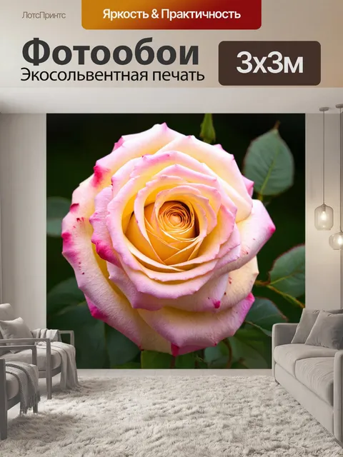 Фотообои розы в стиле неоромантизм, сочетание изящных линий и флористических орнаментов