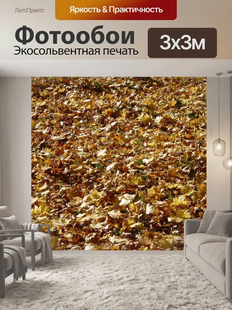 Фотообои Осенние листья