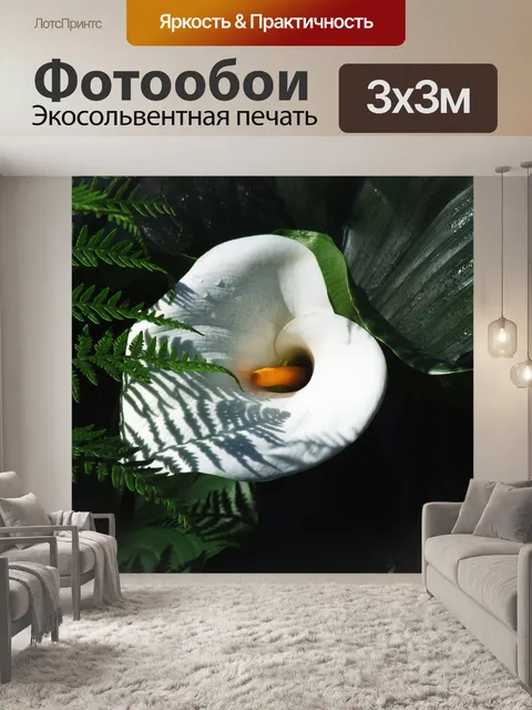 Фотообои Белая лилия