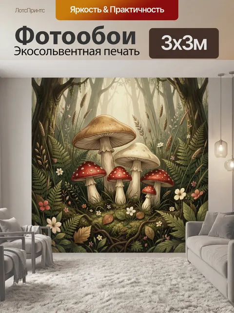 300 × 300 см · Экосольвентная печать