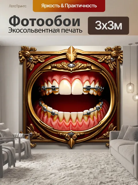 Фотообои графическая реализация в стиле викторианского арта