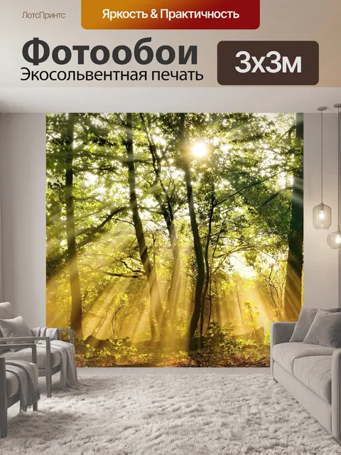 Фотообои Солнечные лучи
