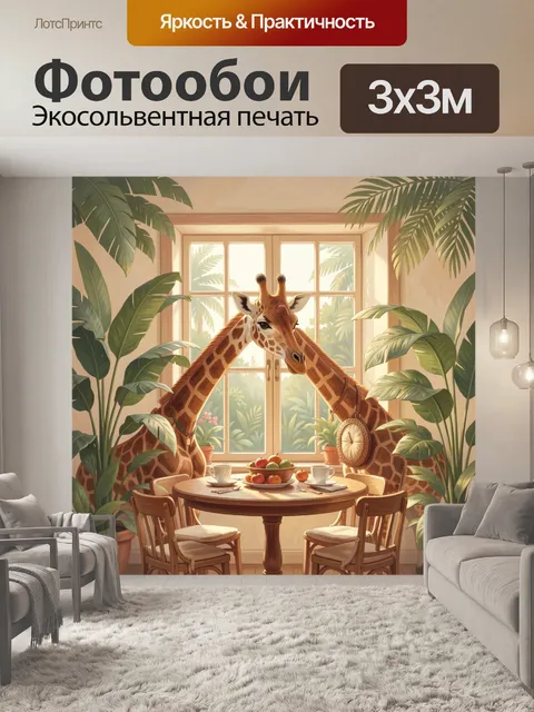 300 × 300 см · Экосольвентная печать