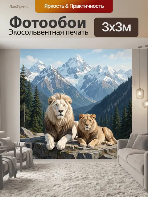 300 × 300 см · Экосольвентная печать
