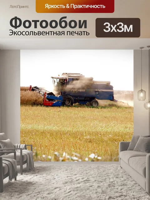 Фотообои Урожай рапса