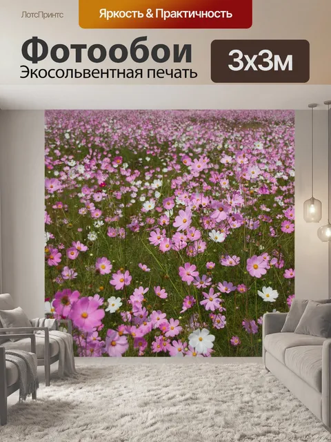 Фотообои Цветы космоса