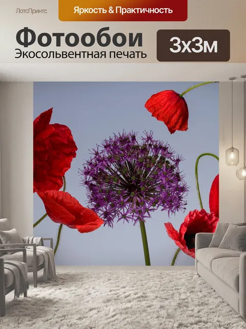 Фотообои Мак