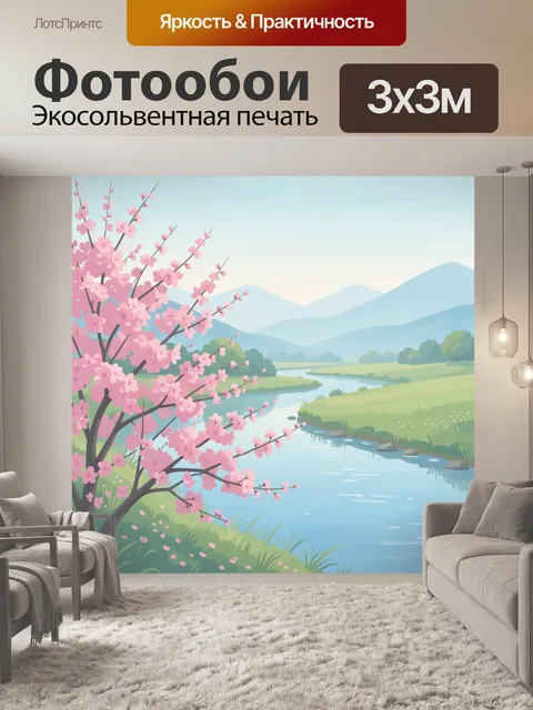300 × 300 см · Экосольвентная печать