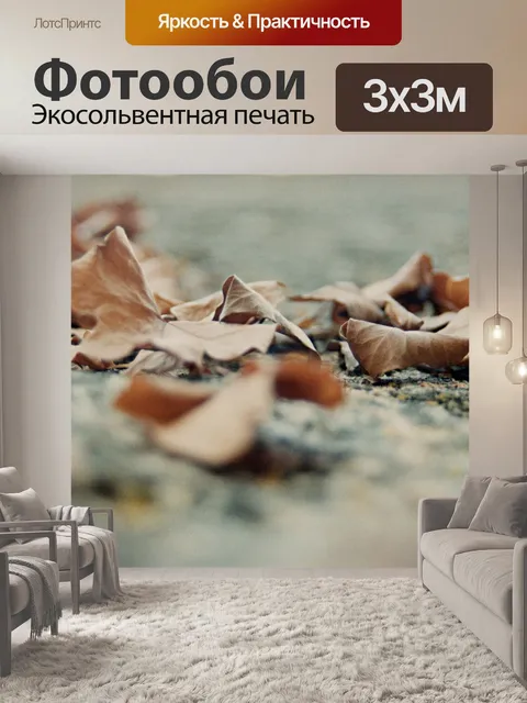 Фотообои Сухие листья