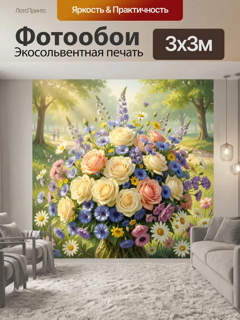 300 × 300 см · Экосольвентная печать