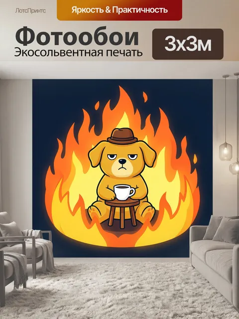 300 × 300 см · Экосольвентная печать