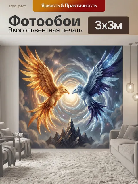 300 × 300 см · Экосольвентная печать