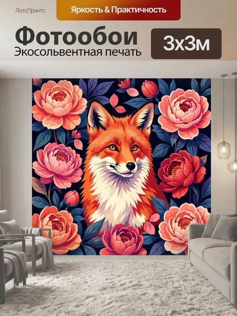 300 × 300 см · Экосольвентная печать