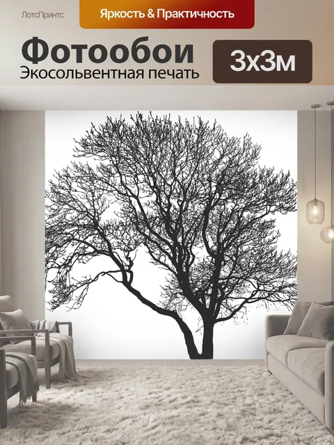 Фотообои Силуэт дерева