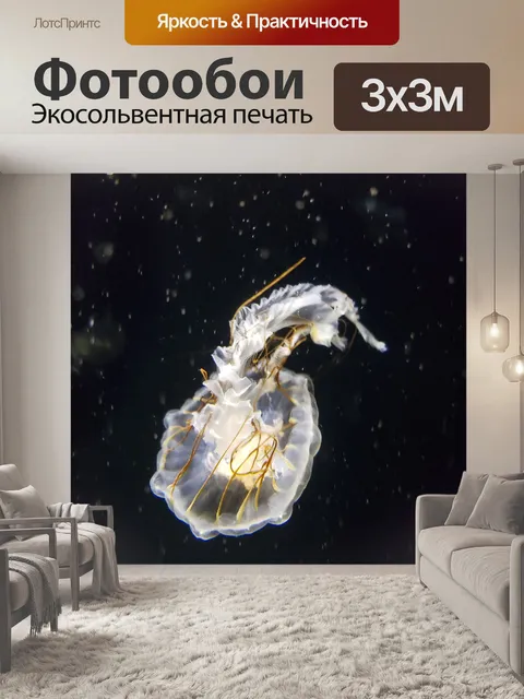 Фотообои медуза