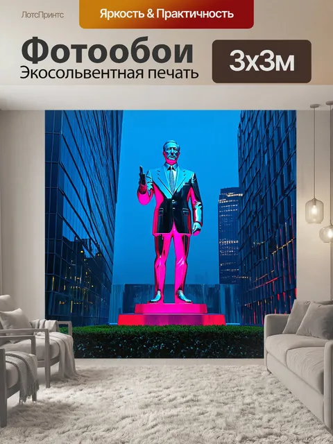 Фотообои динамичная статуя ататюрка