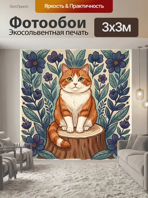 300 × 300 см · Экосольвентная печать
