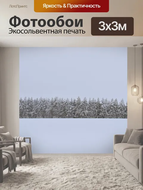 Фотообои Снег