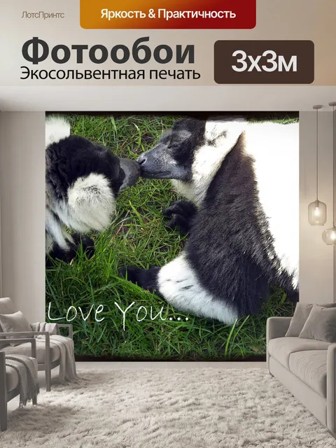 Фотообои Лемуры в любви