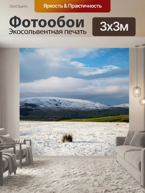 Фотообои Зимний пейзаж