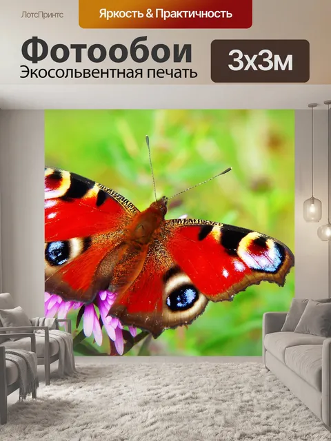 Фотообои Фея павлин