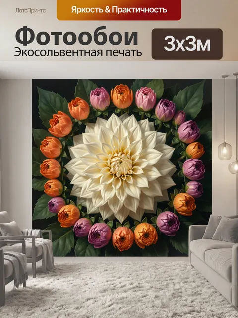 300 × 300 см · Экосольвентная печать