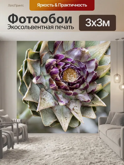 Фотообои артишок завод