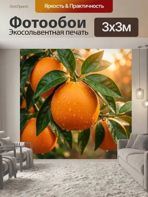 300 × 300 см · Экосольвентная печать