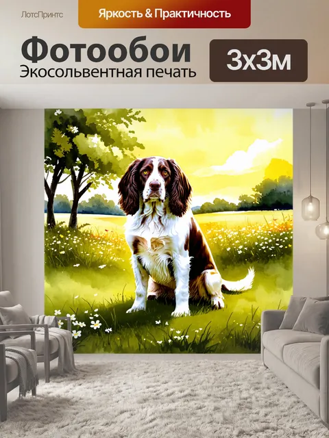 Фотообои в мягком свете золотого заката