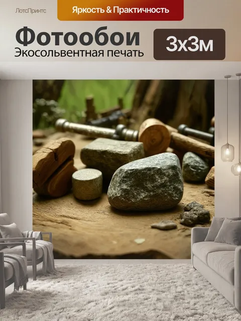 Фотообои изобразите механизм каменного века
