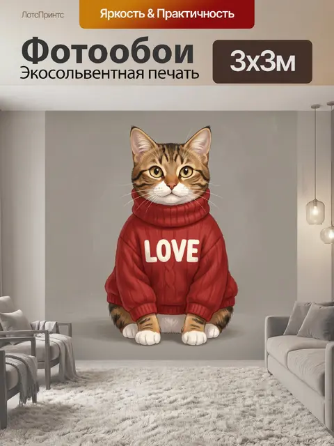 300 × 300 см · Экосольвентная печать