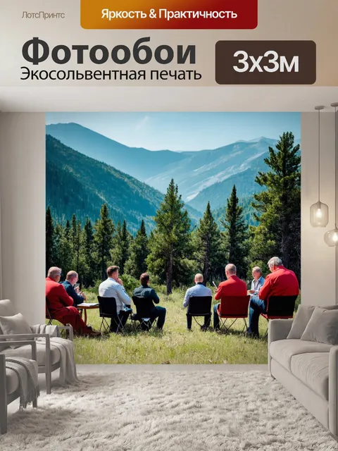 Фотообои ссср партия устраивает выездное заседание в горах