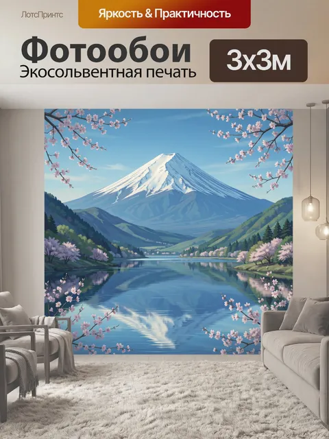 300 × 300 см · Экосольвентная печать